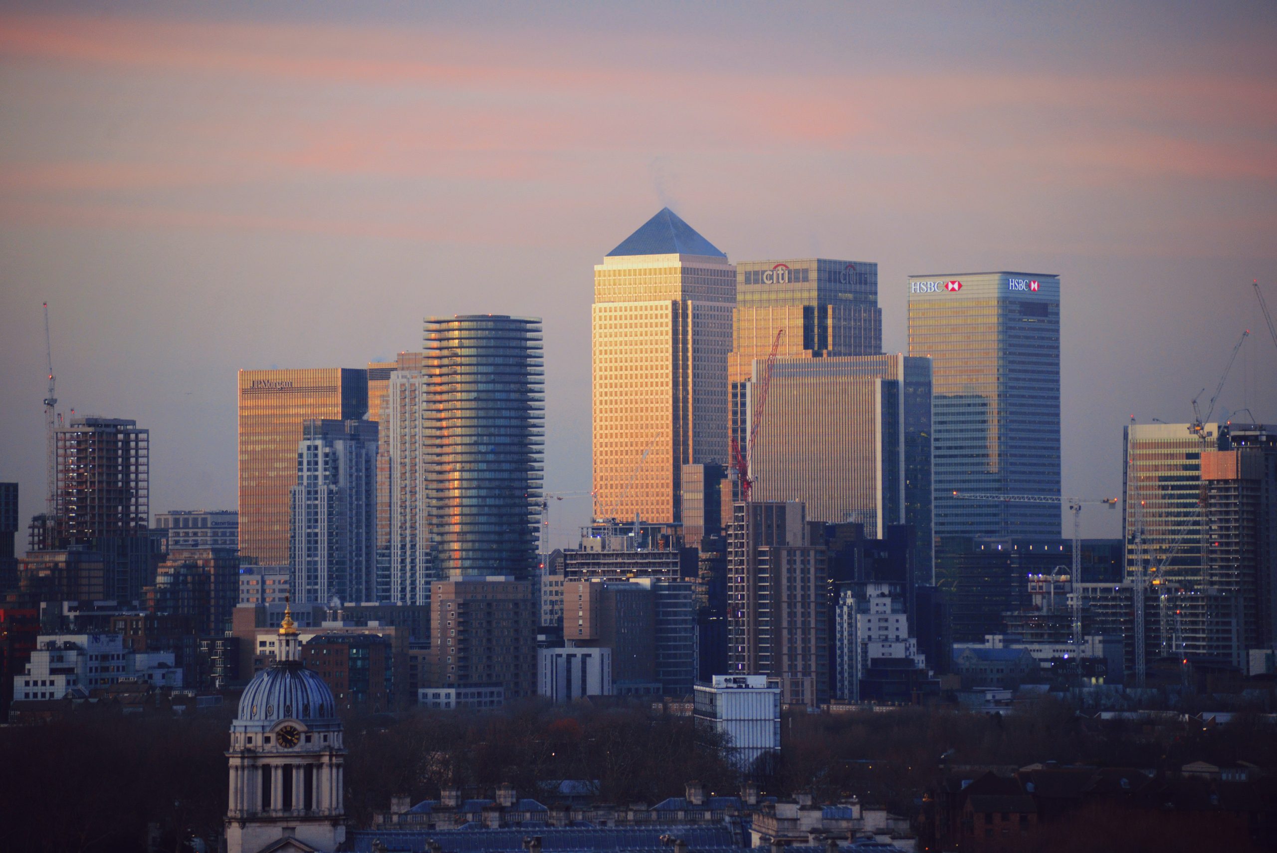 London Business District Skyline